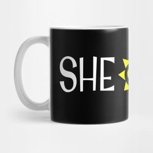 SHE / HER Non-Binary LGBTQIA Mug